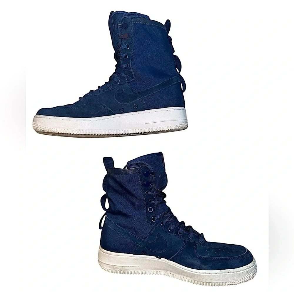Nike SF Air Force 1 Hi Midnight Navy 857872-401 Women's size 10